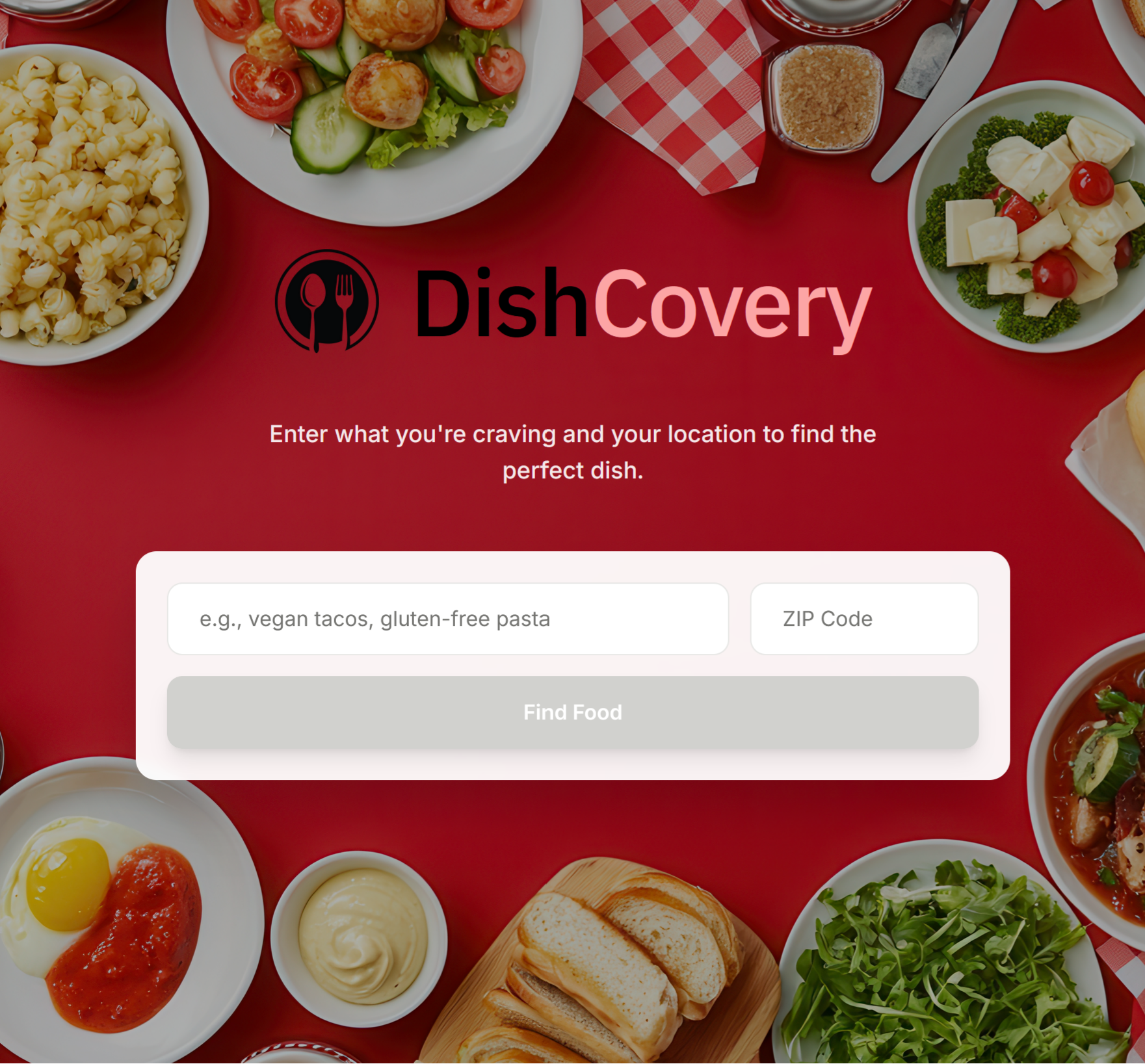 DishCovery - Food discovery app using Gemini AI, Snowflake Cortex API, and Next.js